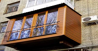 Внешняя отделка балкона Тайшет цена от 1057 руб. м/2.