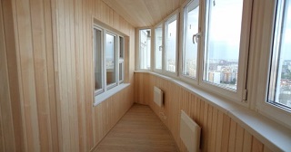 Внутренняя отделка лоджии Тайшет, цена от 212 руб. м2